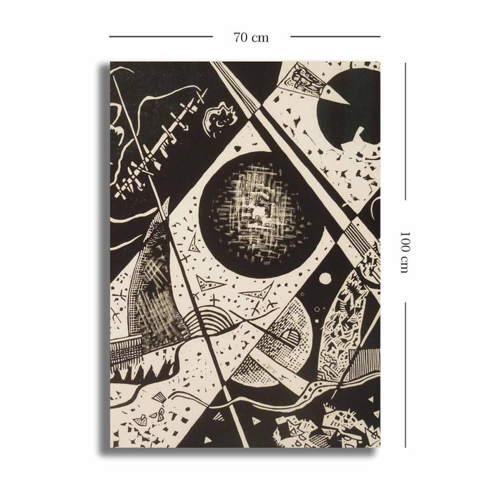Wallity Lienzo Decorativo Vasili Kandinsky 70 x 100 cm Wallity Lienzo Decorativo Vasili Kandinsky 70 x 100 cm